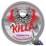 20 de pliculete cu nicotina de vanzare aroma de struguri cu gheata Killa Grape Ice Extra Strong